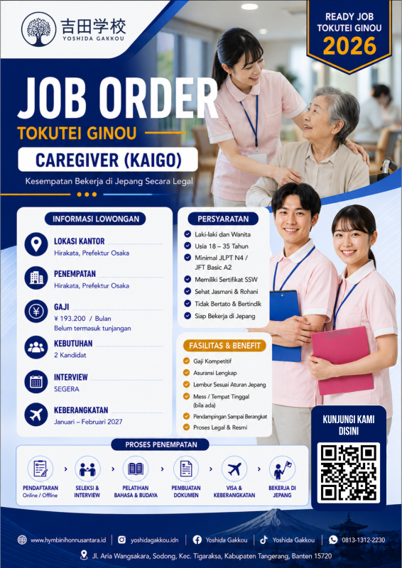 Job Kaigo - Hirakata-Prefektur Osaka