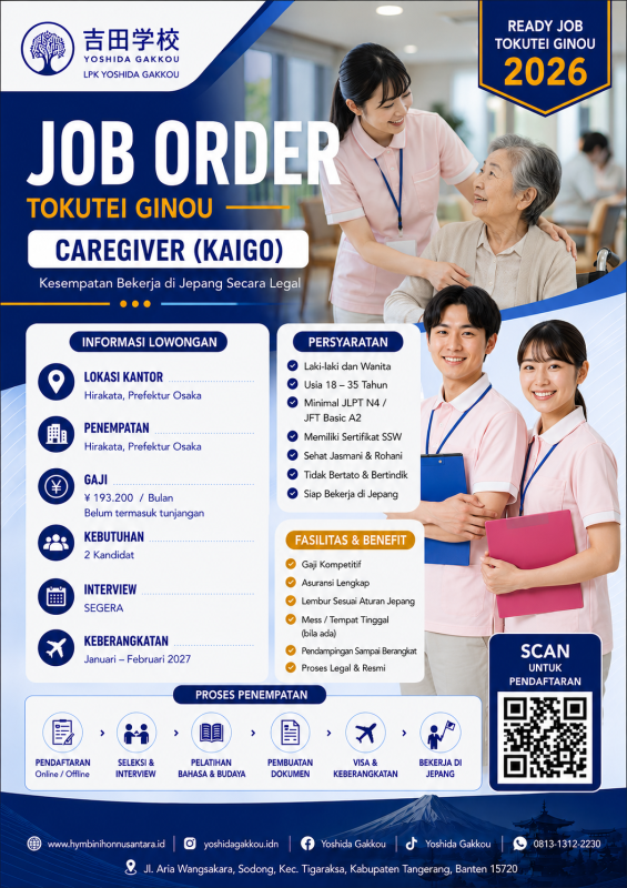 Job Kaigo - Hirakata-Prefektur Osaka